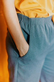 The Tokyo Pleated Trouser — Obsidian Black