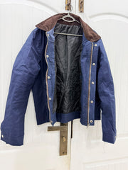 Heritage Canvas Field Barn Jacket — Midnight Navy