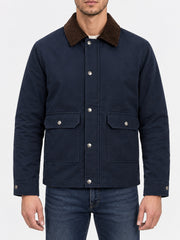 Heritage Canvas Field Barn Jacket — Midnight Navy